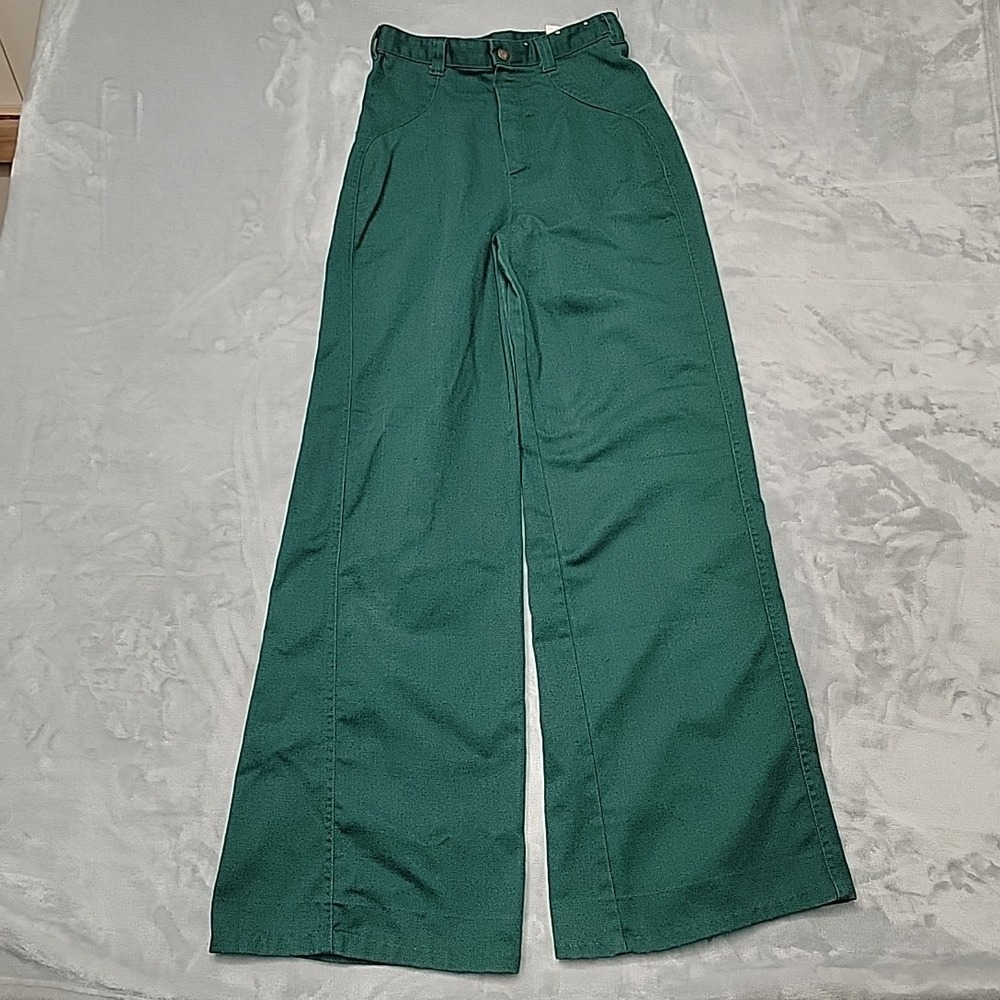 VTG Dittos Pants Womens 26x30 Saddleback Wide Leg Flare High Rise Bell Bottom